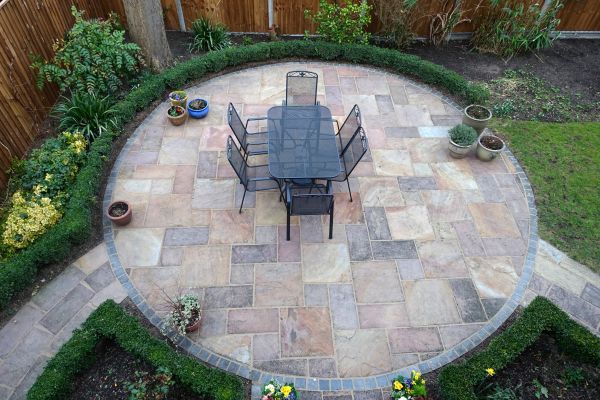 Stone Patio Installation in Springfield