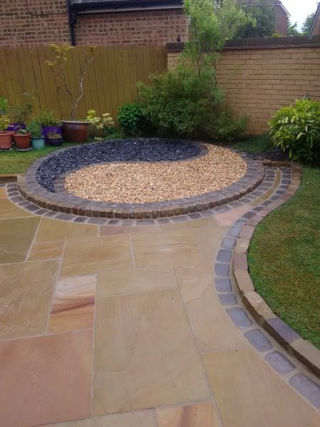 Sandstone Patio Installation in Springfield