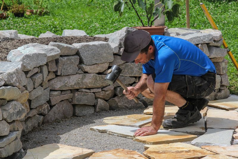 Laying pavers with precision