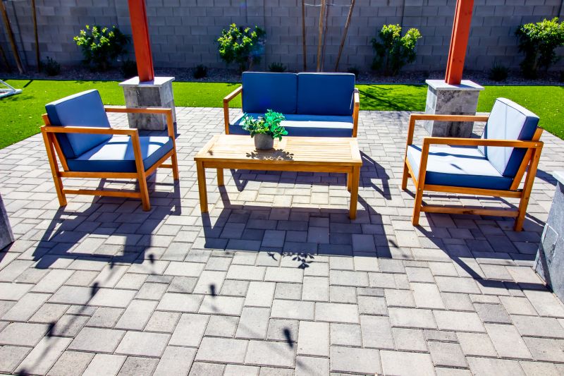 Patio with Paver Design